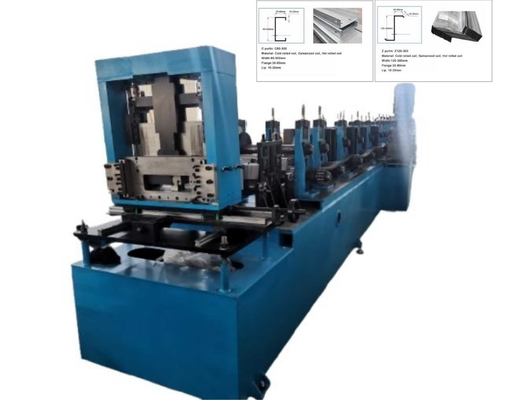 Ανθεκτικό προηγμένο C και Z Purlin Machine υψηλή απόδοση