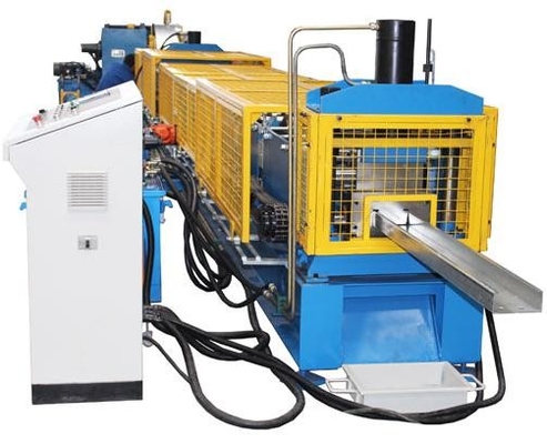 Υδραυλική τρύπηση 18 σταθμών C Purlin Roll Forming Machine PLC