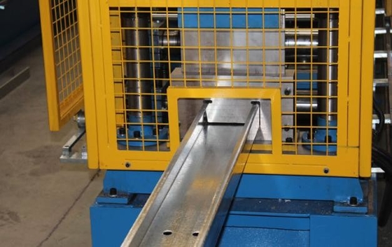Υδραυλική τρύπηση 18 σταθμών C Purlin Roll Forming Machine PLC