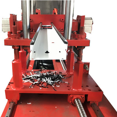 Μηχανή διαμόρφωσης ρολού προφίλ φωτισμού LED T5 με υδραυλική διάτρηση / κοπή