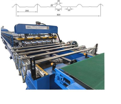 Μηχανή υψηλής ταχύτητας και αυτόματης κατασκευής φύλλων οροφής μετάλλων